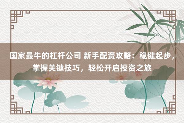 国家最牛的杠杆公司 新手配资攻略：稳健起步，掌握关键技巧，轻松开启投资之旅