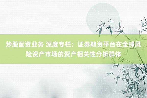 炒股配资业务 深度专栏：证券融资平台在全球风险资产市场的资产相关性分析群体